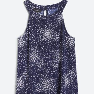 FORTUNE & IVY  OPAL KNIT HALTER TOP